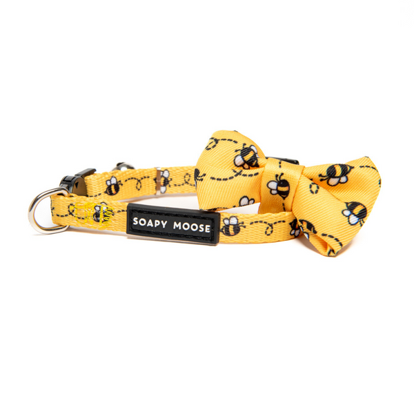 Soapy Moose Busy Bees Cat Collar