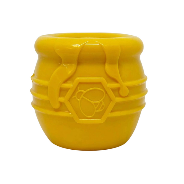 SodaPup Honey Pot Dog Toy Yellow