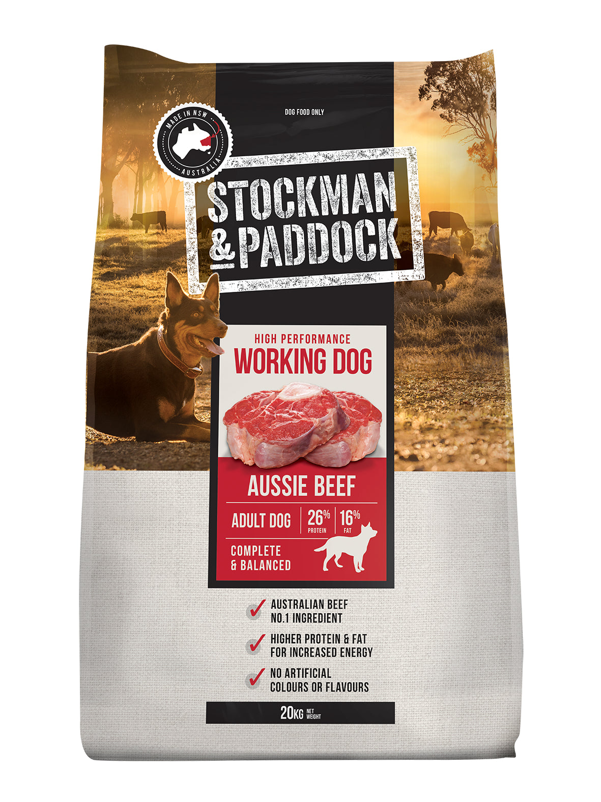 Stockman & Paddock Working Dry Dog Food 20kg