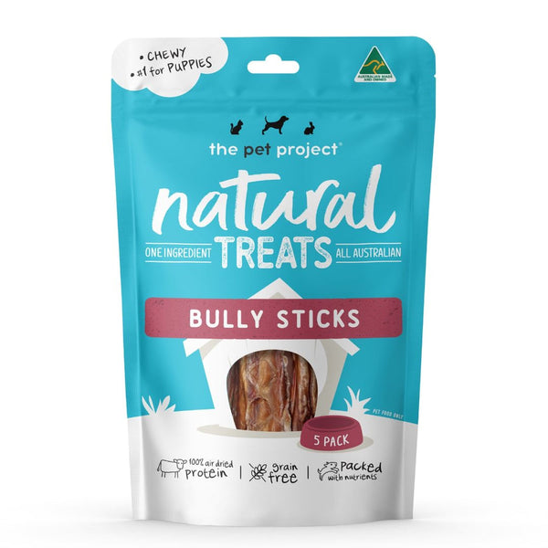 The Pet Project Australian Bully Sticks Dog Treat 5 Pack
