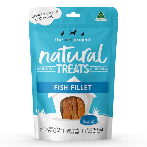 The Pet Project Dog Treat Fish Fillets 100g