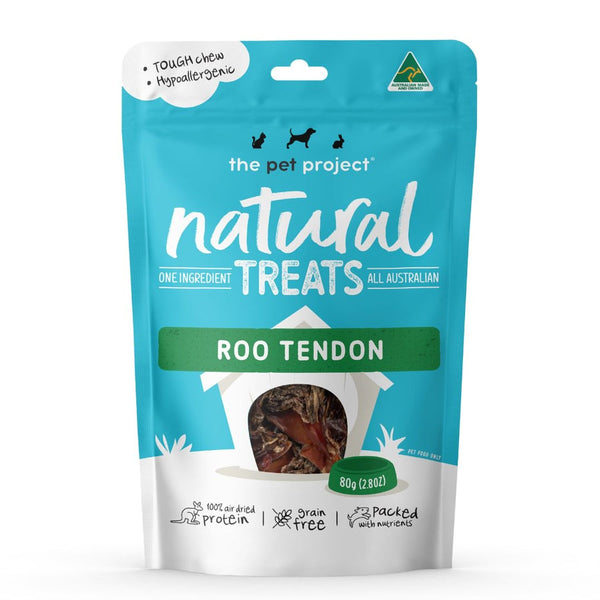 The Pet Project Australian Kangaroo Tendon Dog Treat 80g