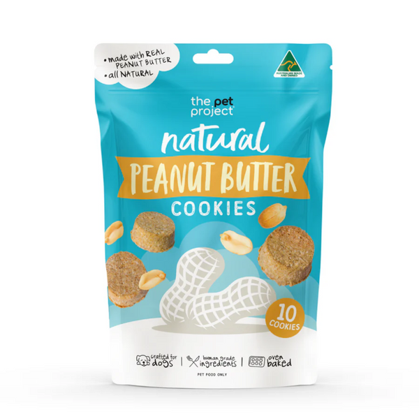 The Pet Project Dog Treat Peanut Butter Cookies 10 Pack