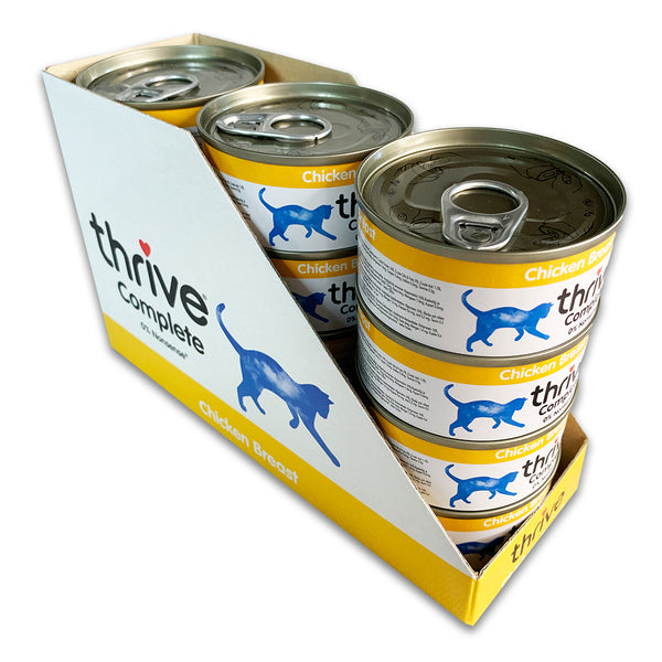 Thrive Cat Wet Food Chicken Breast 75g x 12