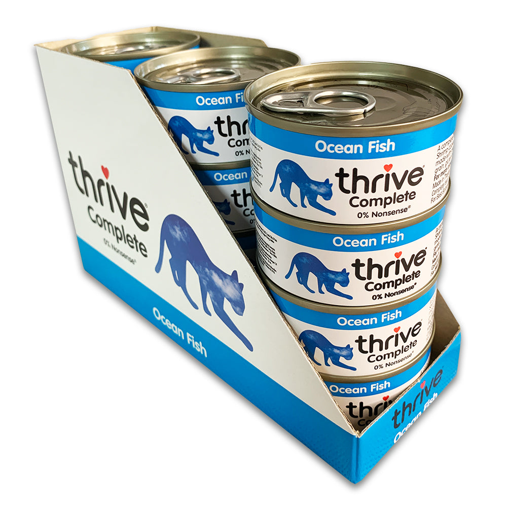 Thrive Cat Wet Food Ocean Fish 75g x 12