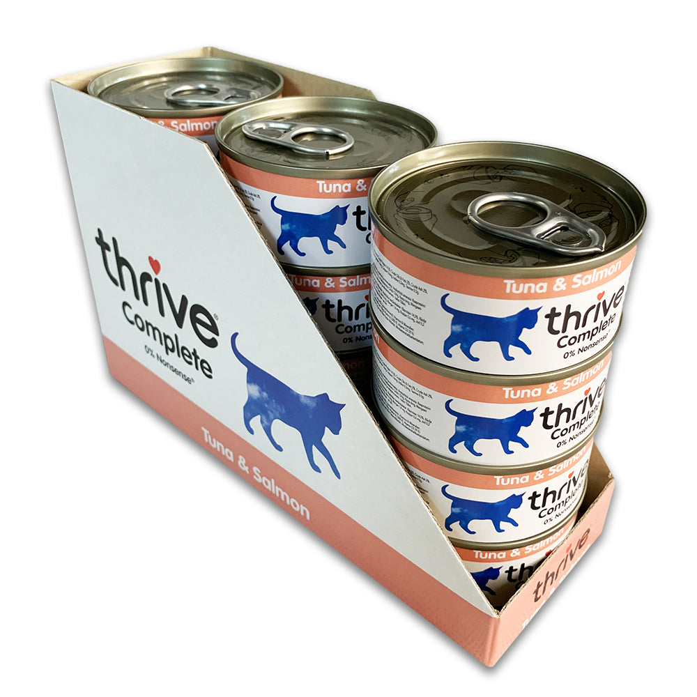 Thrive Cat Wet Food Salmon and Tuna 75g x 12