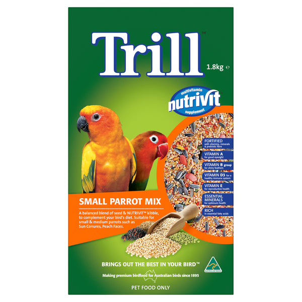 Trill Small Parrot Mix 1.8kg