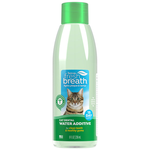 TropiClean Fresh Breath Dental Water Additive for Cats 236ml