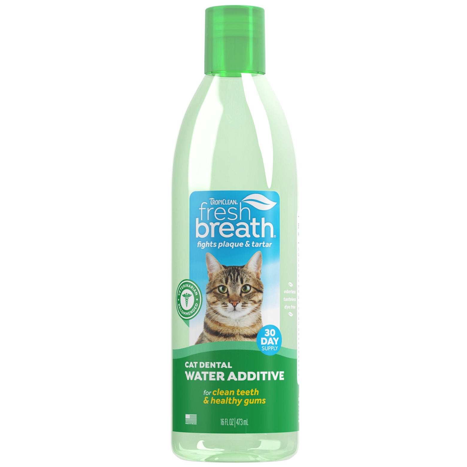TropiClean Fresh Breath Dental Water Additive for Cats 473ml