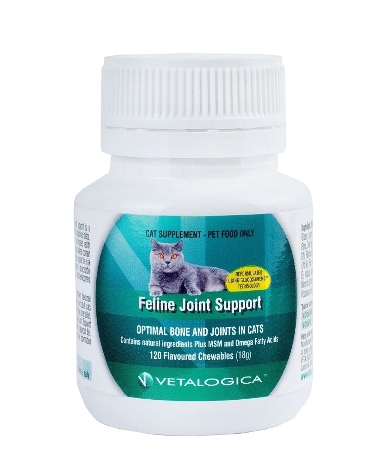 Vetalogica Feline Joint Support Supplement 120 Pack