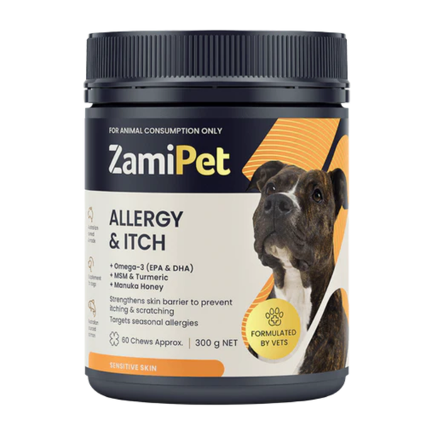 ZamiPet Allergy & Itch Chews for Dogs 300g