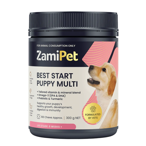 ZamiPet Best Start Puppy Multi Chews 300g 100 Pack