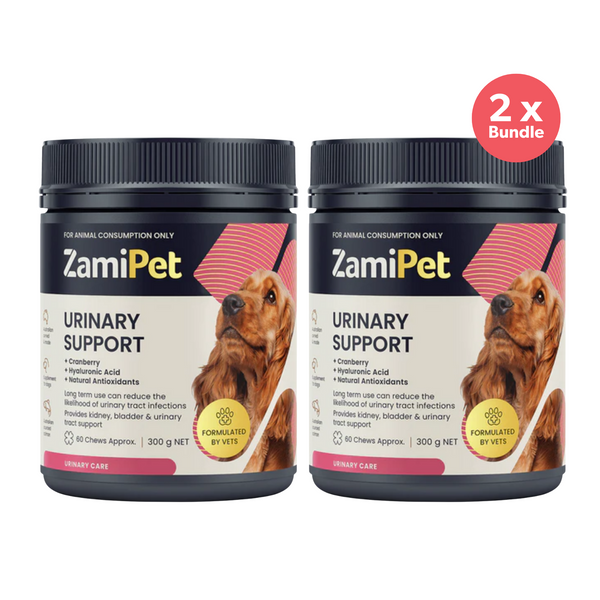 ZamiPet Urinary Support Chews for Dogs 300g 60 Pack x 2