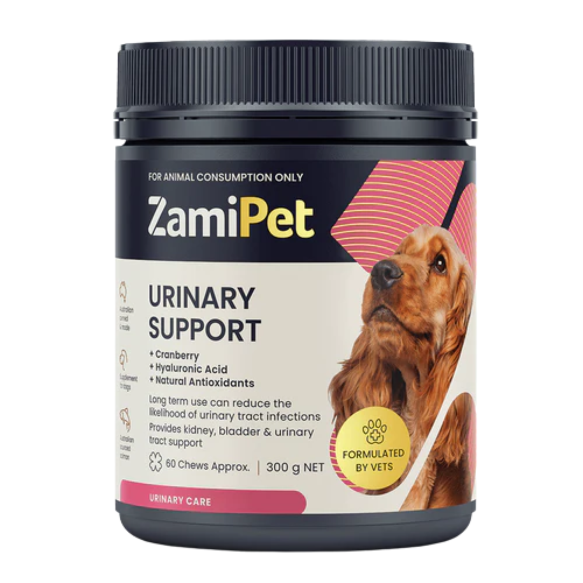 ZamiPet Urinary Support Chews for Dogs 300g 60 Pack