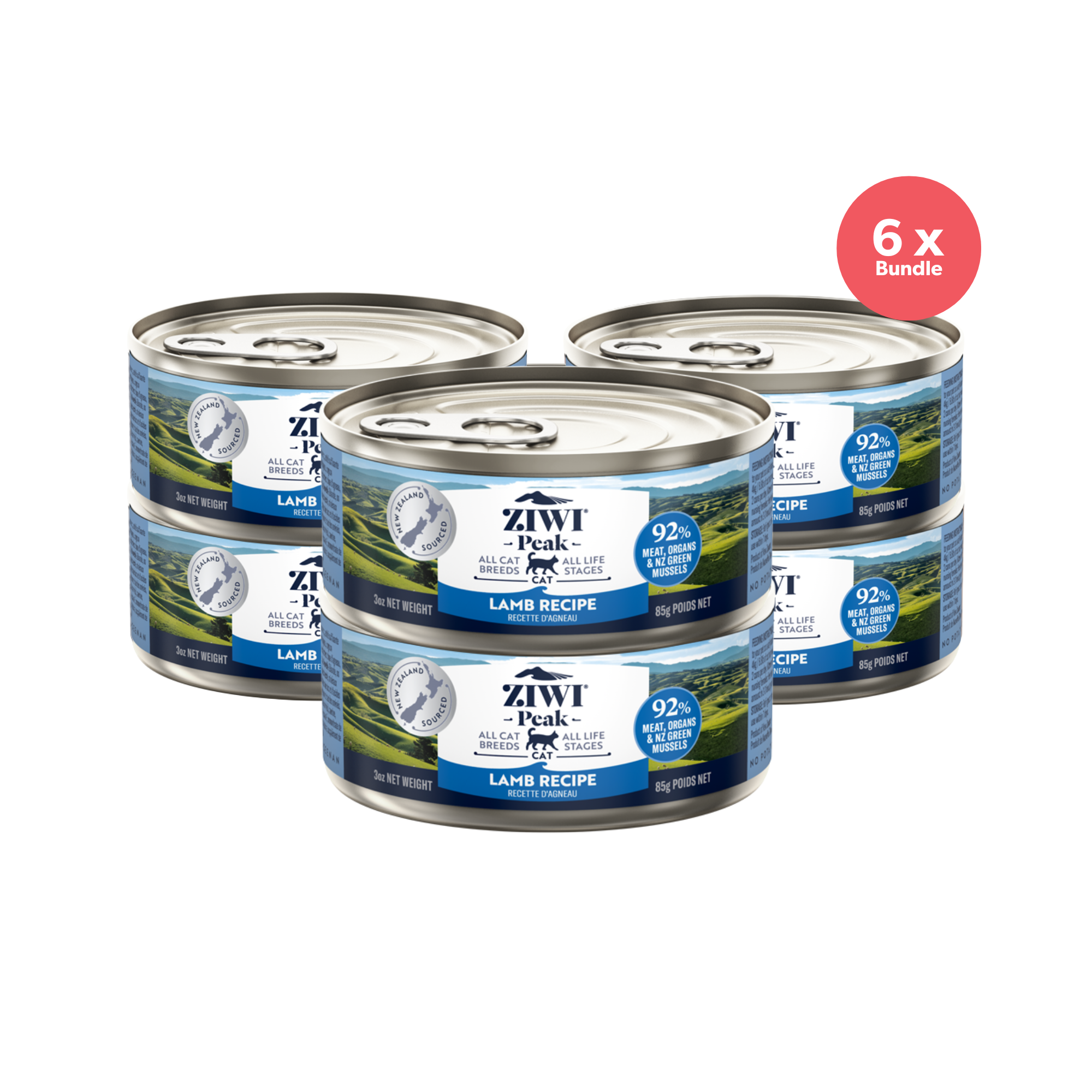 Ziwi Peak Cat Can Food Lamb 85g x 6