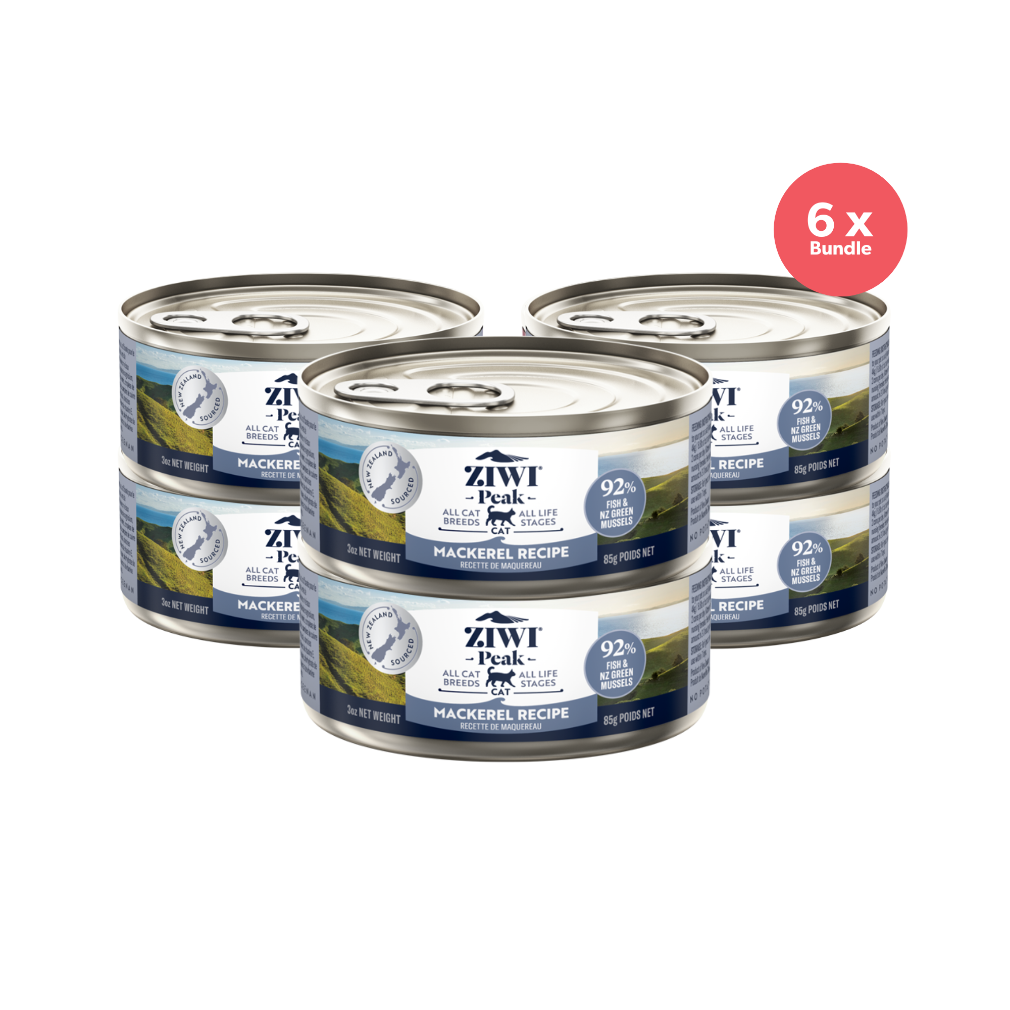 Ziwi Peak Cat Can Food Mackerel 85g x 6
