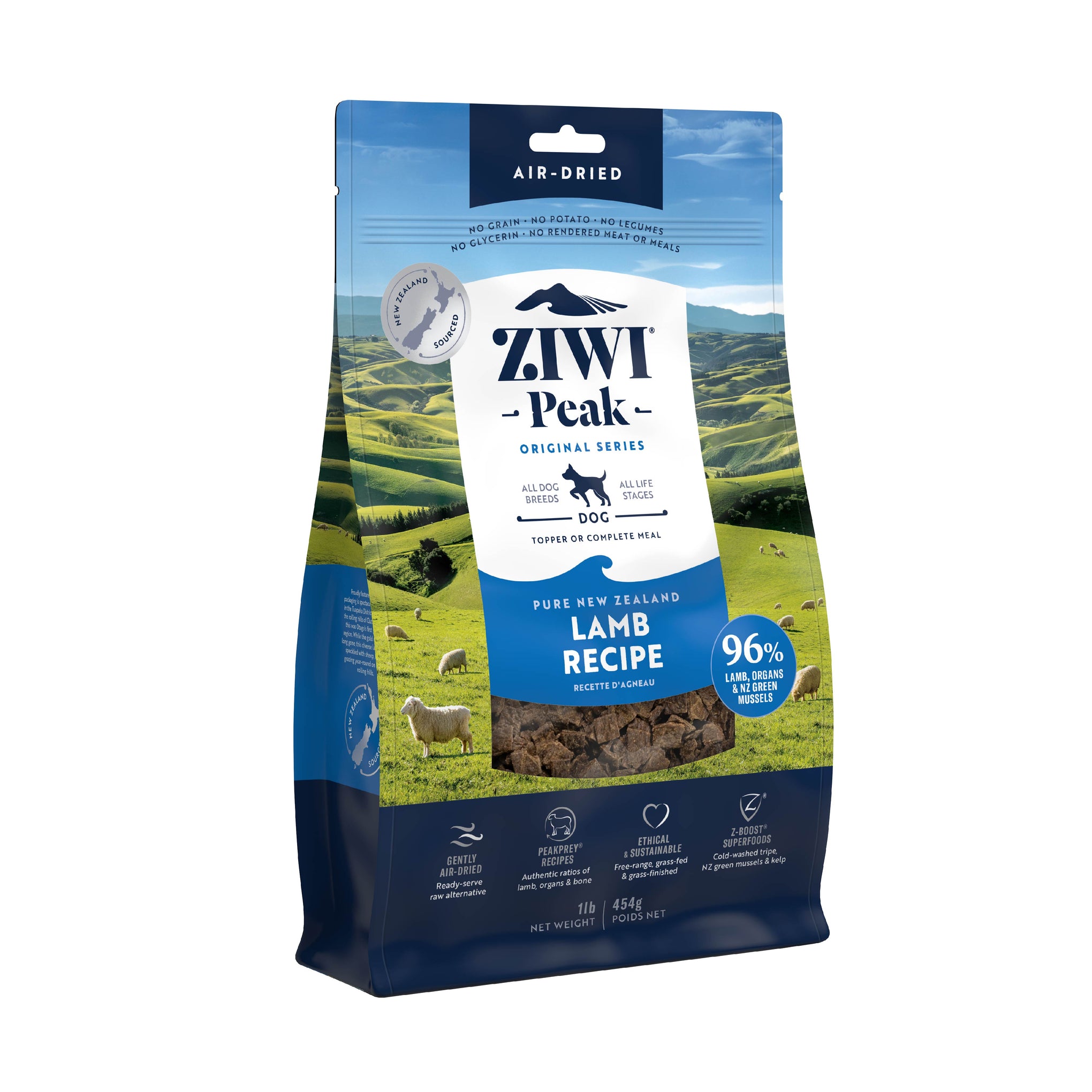 Ziwi Peak Dog Food Air Dried Lamb