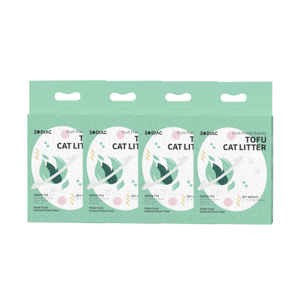 ZODIAC Fruity Tofu Green Tea Cat Litter 2.5kg x 4