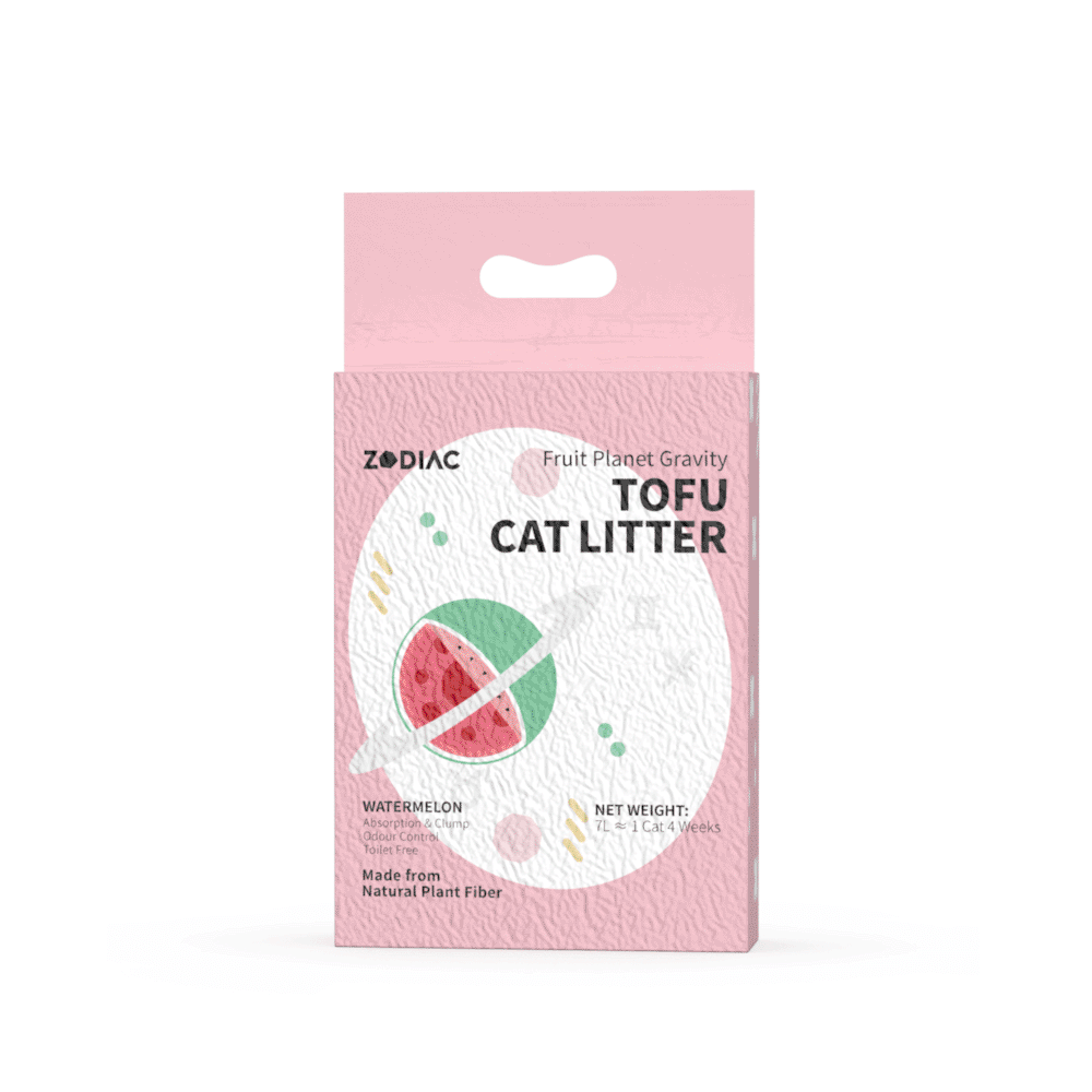 ZODIAC Fruity Tofu Watermelon Cat Litter 2.5kg