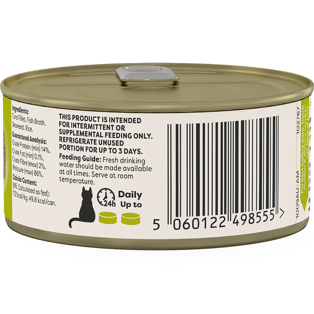 Applaws Natural Wet Cat Tin Tuna & Seaweed 70g x 24