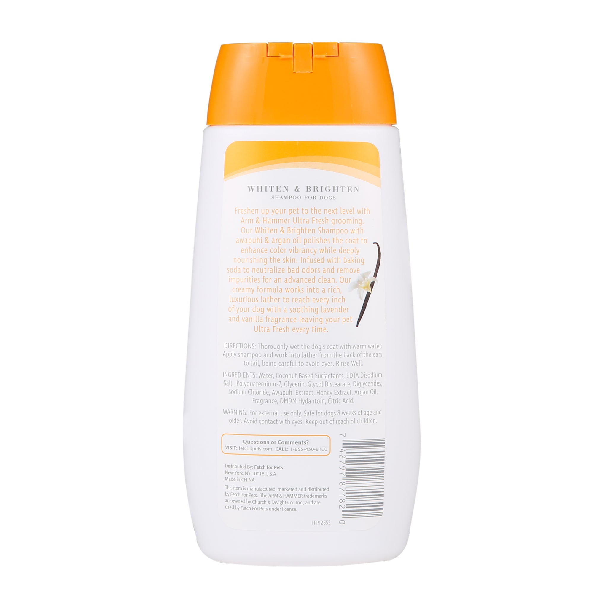 Arm and Hammer Ultra Fresh Whitening & Brightening Shampoo with Awapuhi & Argan Oil