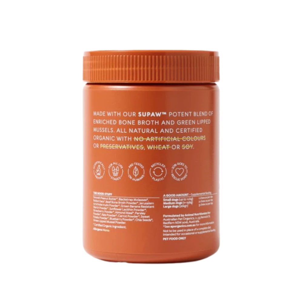 Australian Pet Organics Daily Wellbeing Vitamin Chew Dog Supplement 250g