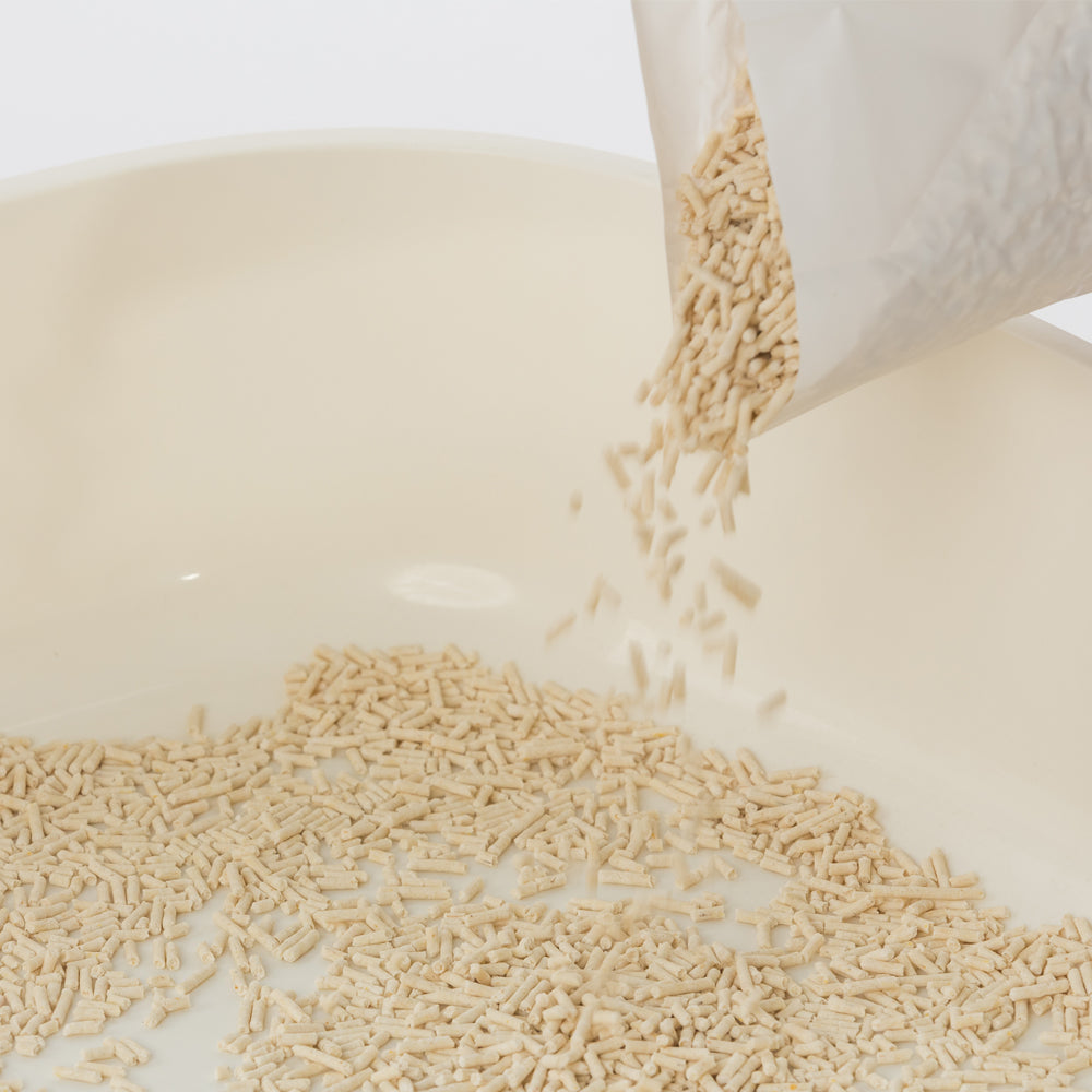 Cature Natural Tofu Clumping Milky Cat Litter 2.4kg x 6