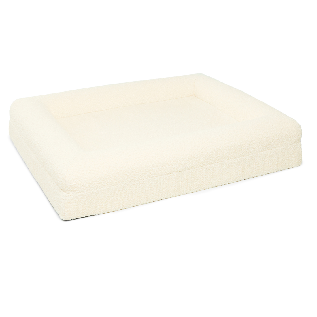 Dazy Dog Orthopaedic Memory Foam Dog Bed Ivory Boucle