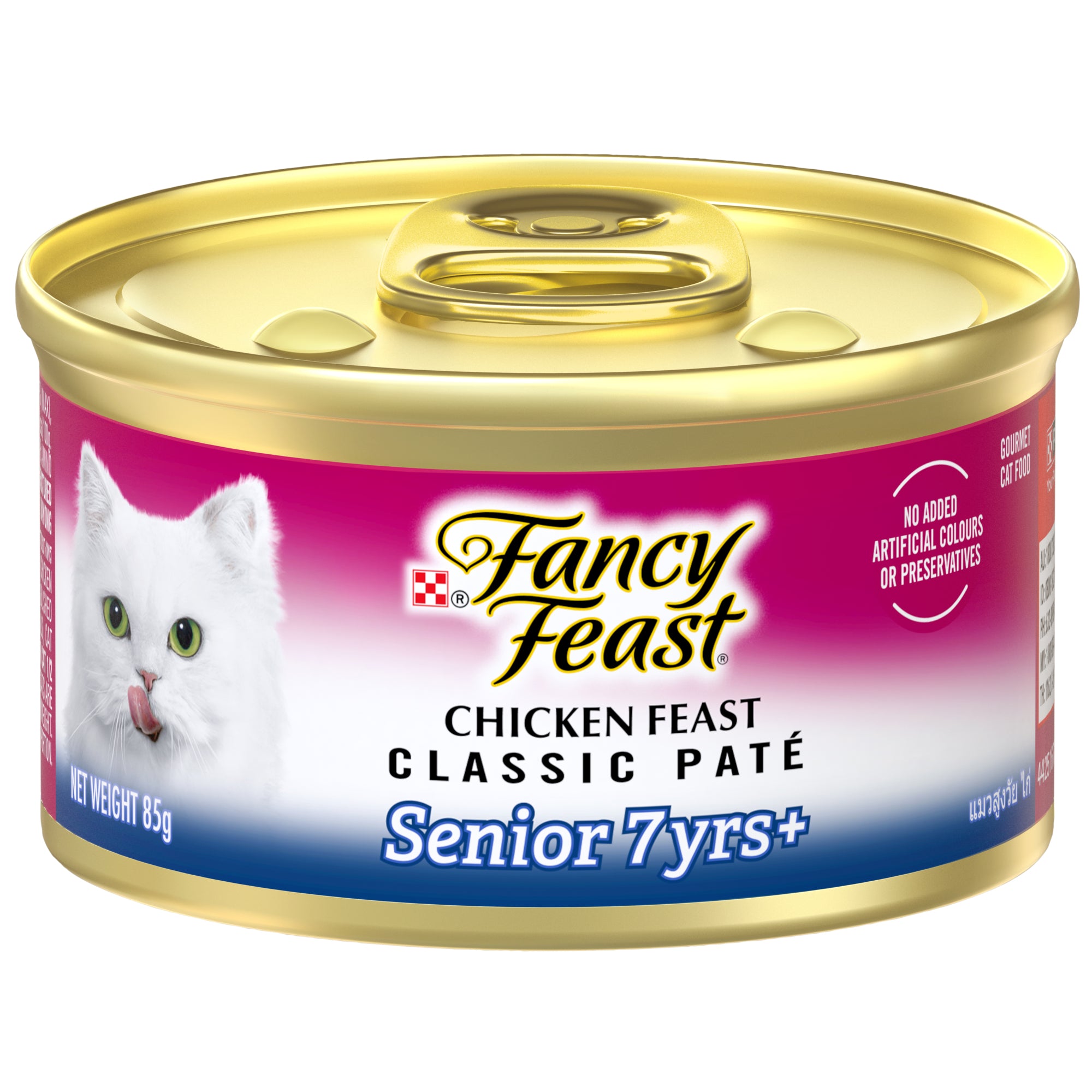 Fancy Feast Classic Pate Senior Chicken Feast Gourmet Wet Cat Food 85g x 24