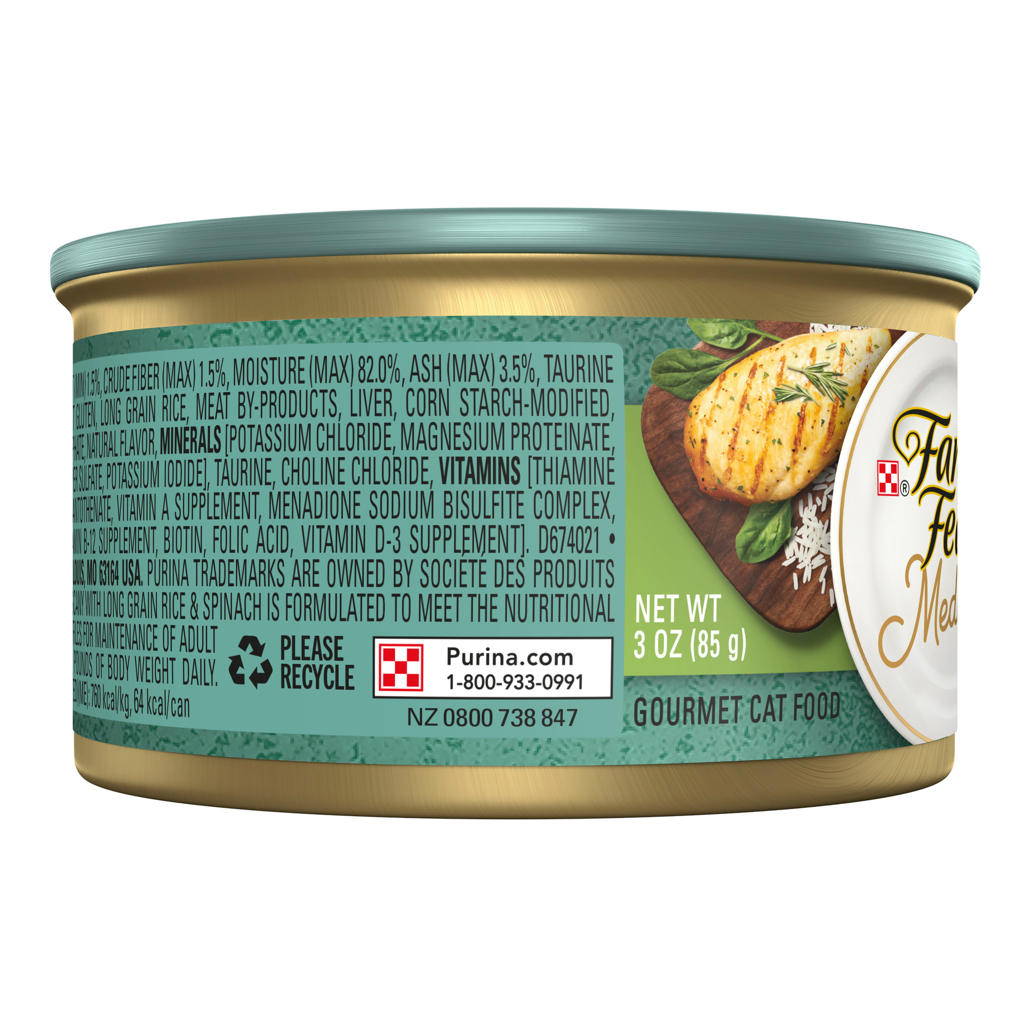 Fancy Feast Medleys White Meat Chicken Tuscany Adult Wet Cat Food 85g x 48