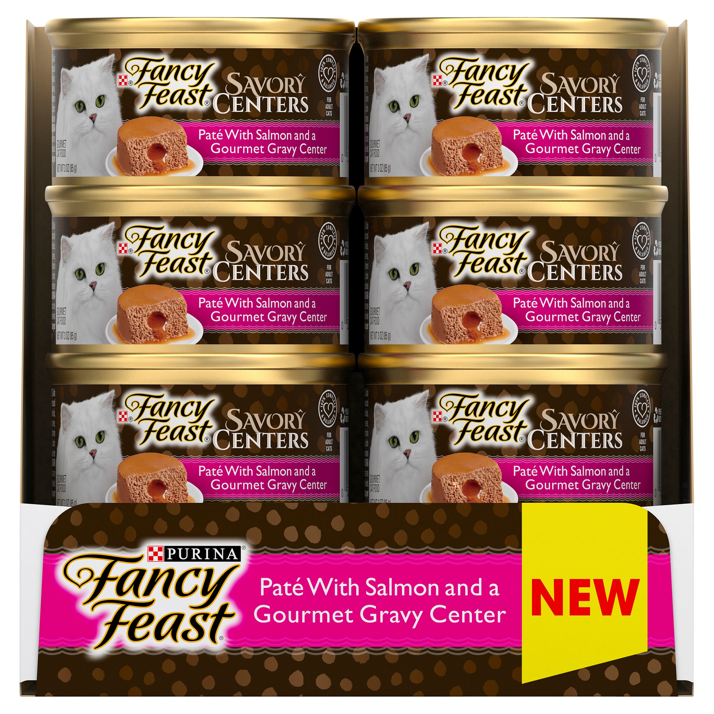 Fancy Feast Savoury Centers Pate With Salmon And Gourmet Gravy Center