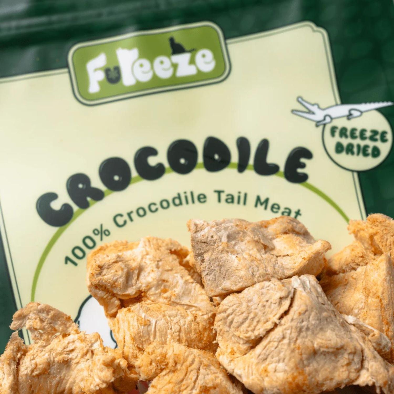 Fureeze Freeze Dried Crocodile Australian Made Treats For Cats & Dogs 50g