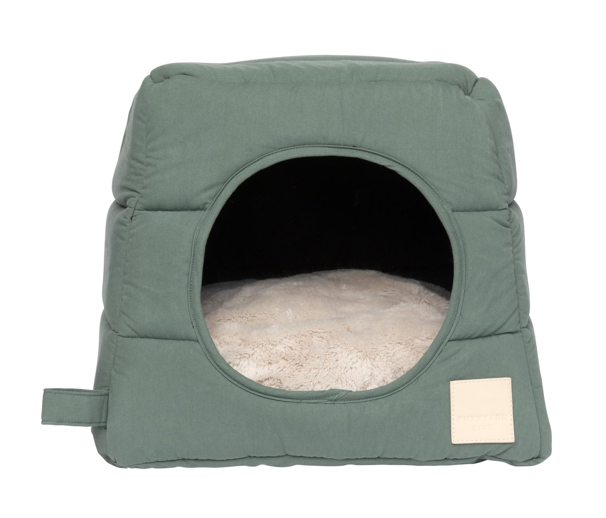 FuzzYard Life Cat Cubby Myrtle Green