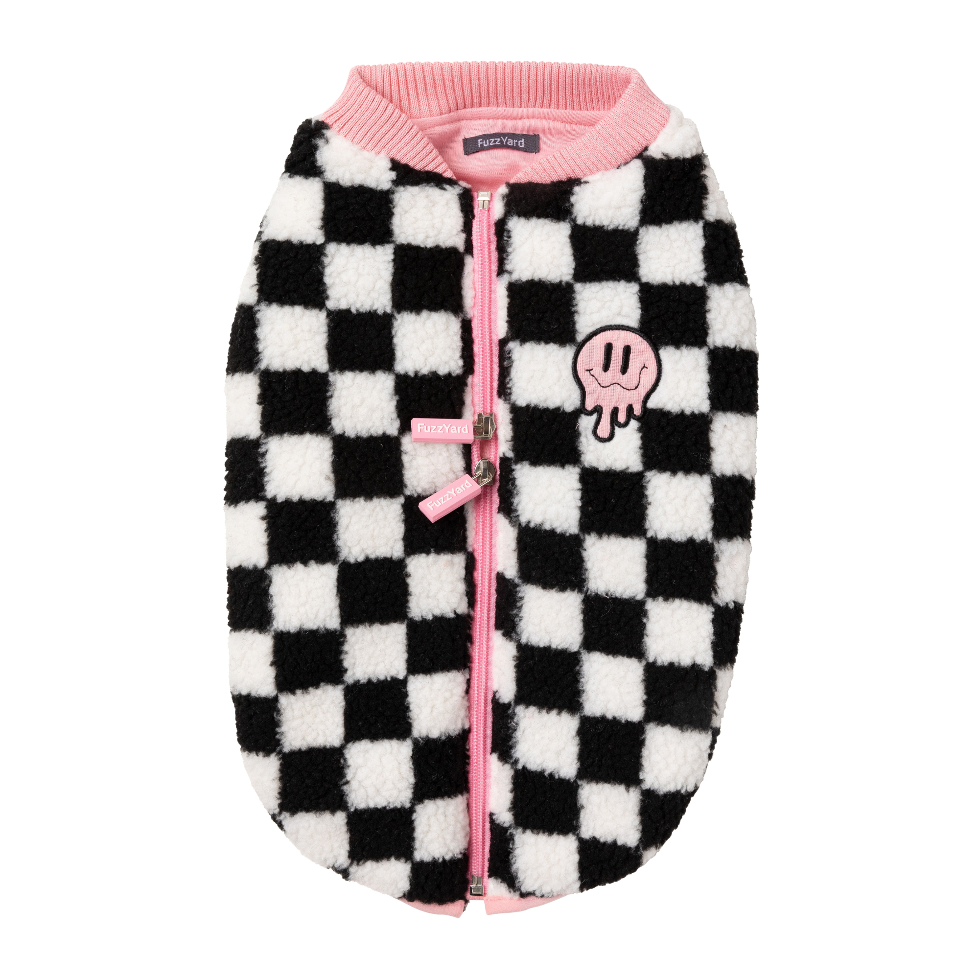 FuzzYard Ollie Dog Jacket Pink