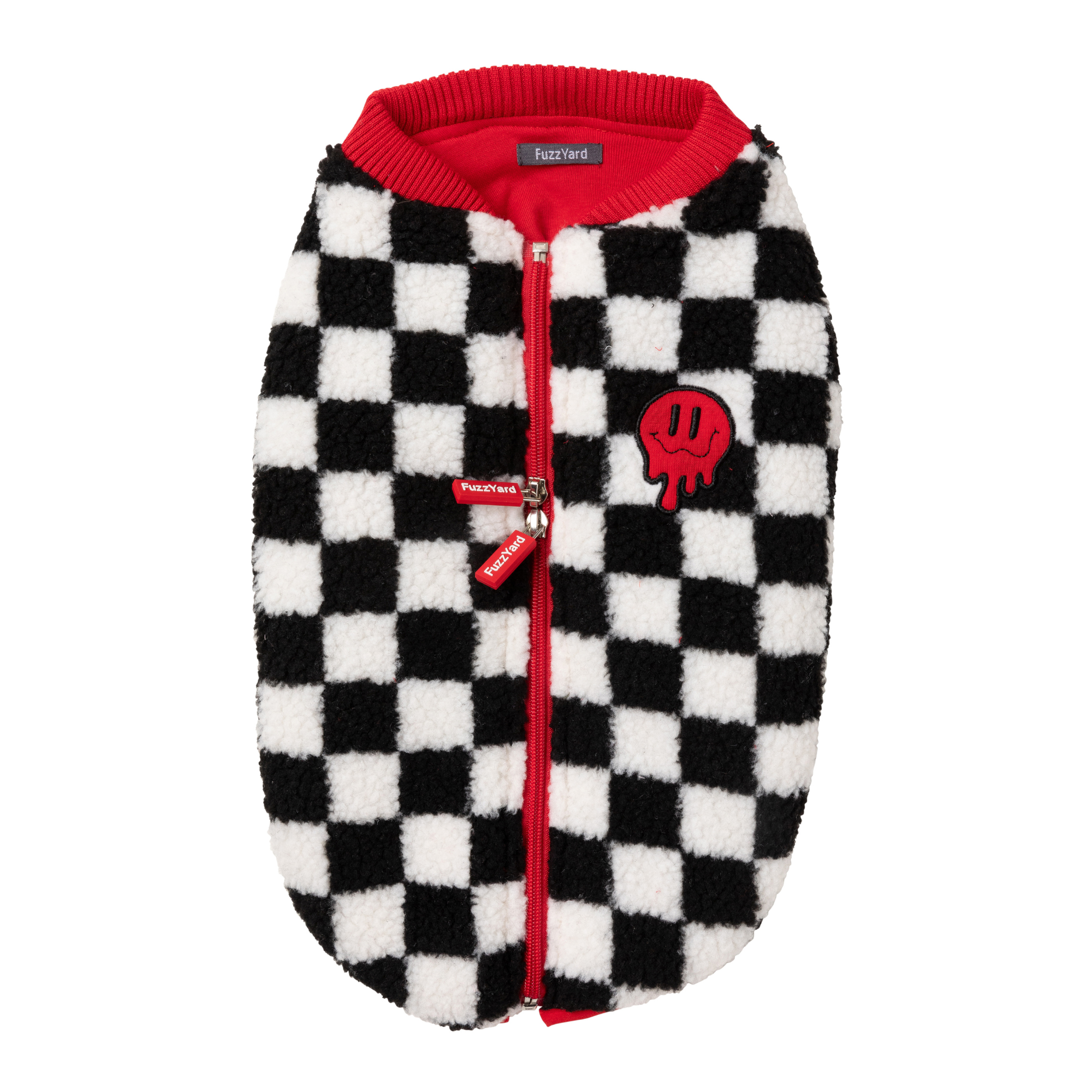 FuzzYard Ollie Dog Jacket Red