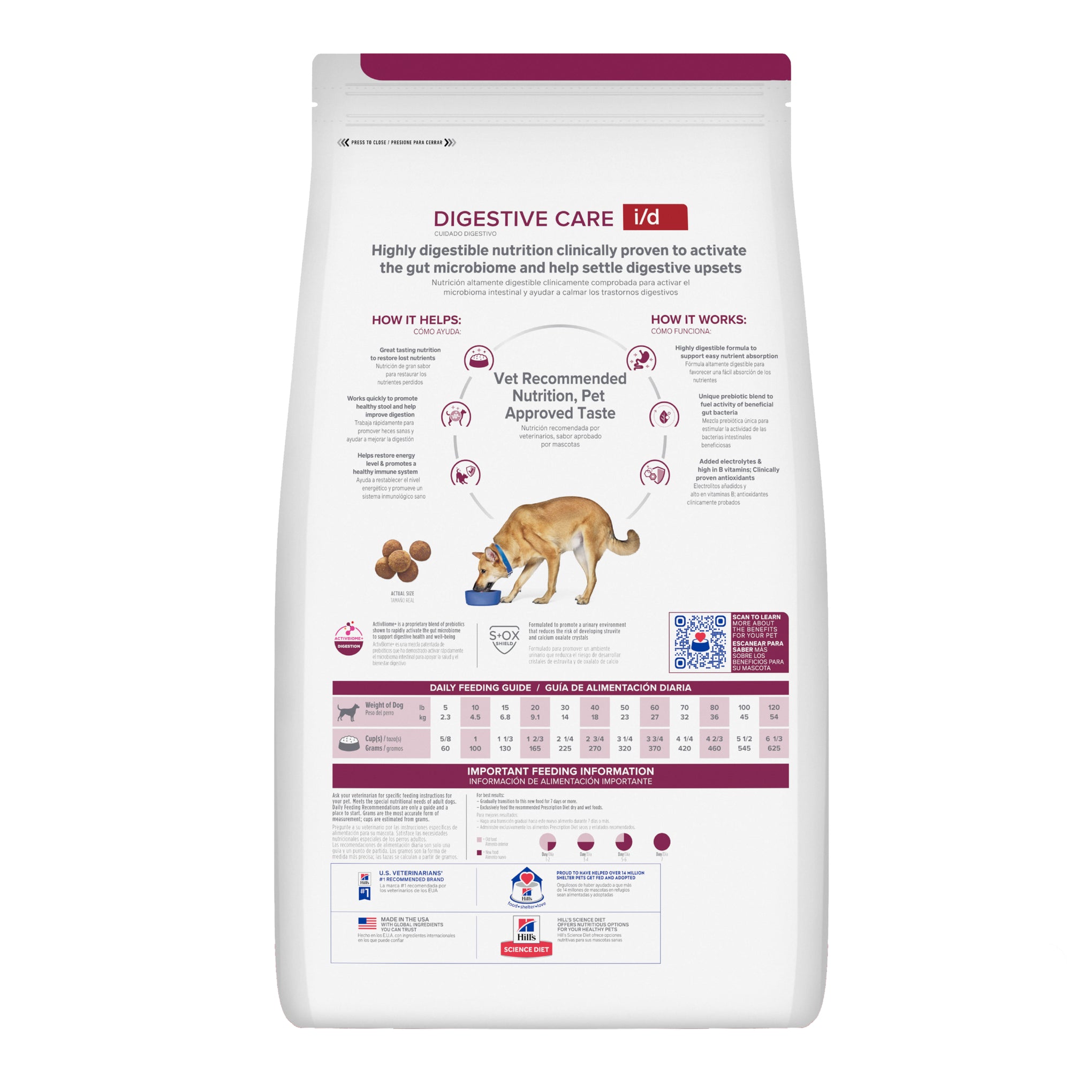 Hill's Prescription Diet i/d Digestive Care Dry Dog Food 3.85kg
