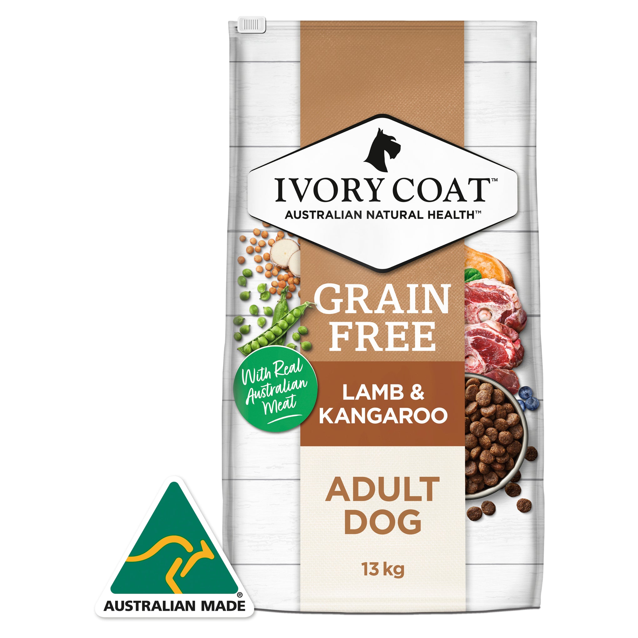 Ivory Coat Adult Grain Free Lamb & Kangaroo Dry Dog Food