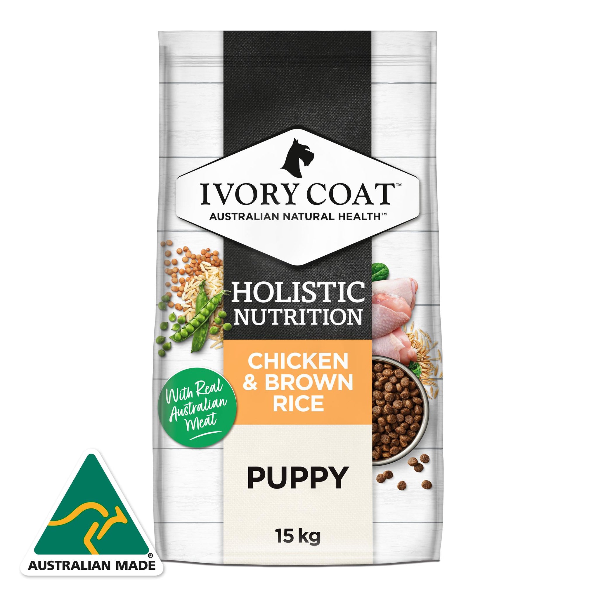 Ivory Coat Holistic Nutrition Puppy Chicken & Brown Rice Dry Dog Food
