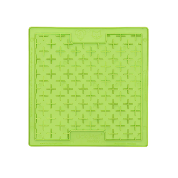 Lickimat Classic Buddy Slow Feeder Cat and Dog Mat Green