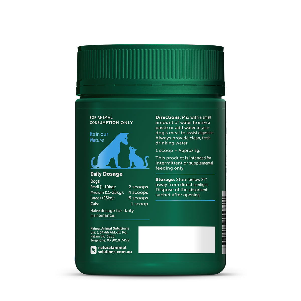 NAS Anal Gland Support for Dogs 120g