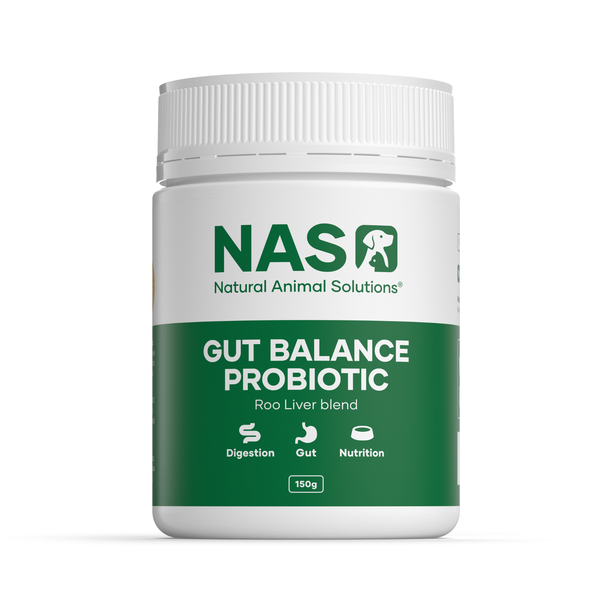 Natural Animal Solutions Gut Balance ProBiotic Roo Liver Blend for Dogs and Cats