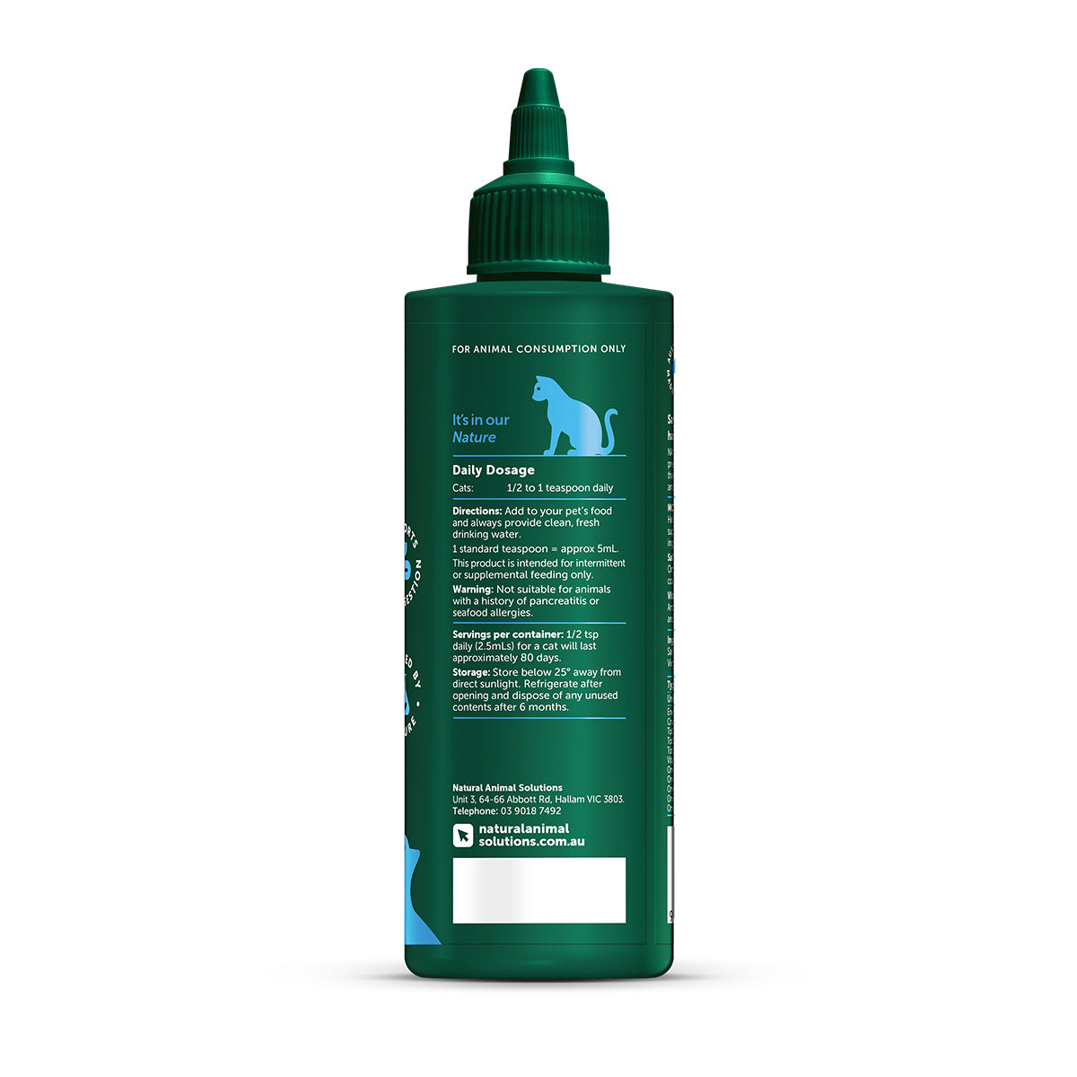 NAS Omega Oil Hairball Support for Cats 200ml