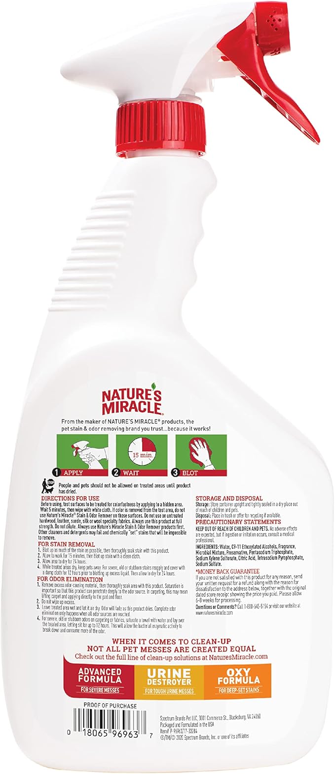Nature's Miracle Dog Stain and Odour Remover 946ml