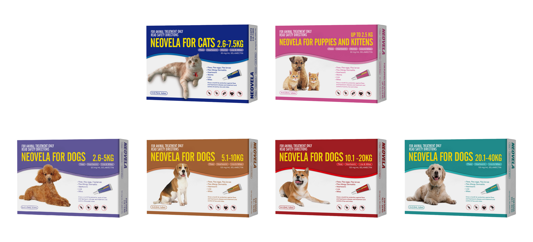 Neovela For Dogs 2.6-5kg 4 Pack