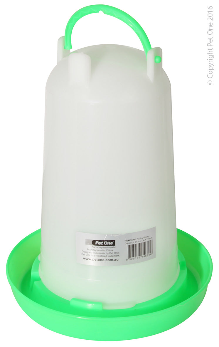 Pet One Poultry Gravity Drinker