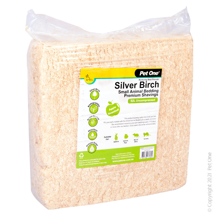 Pet One Small Animal Bedding Apple Scented Silver Birch Shavings
