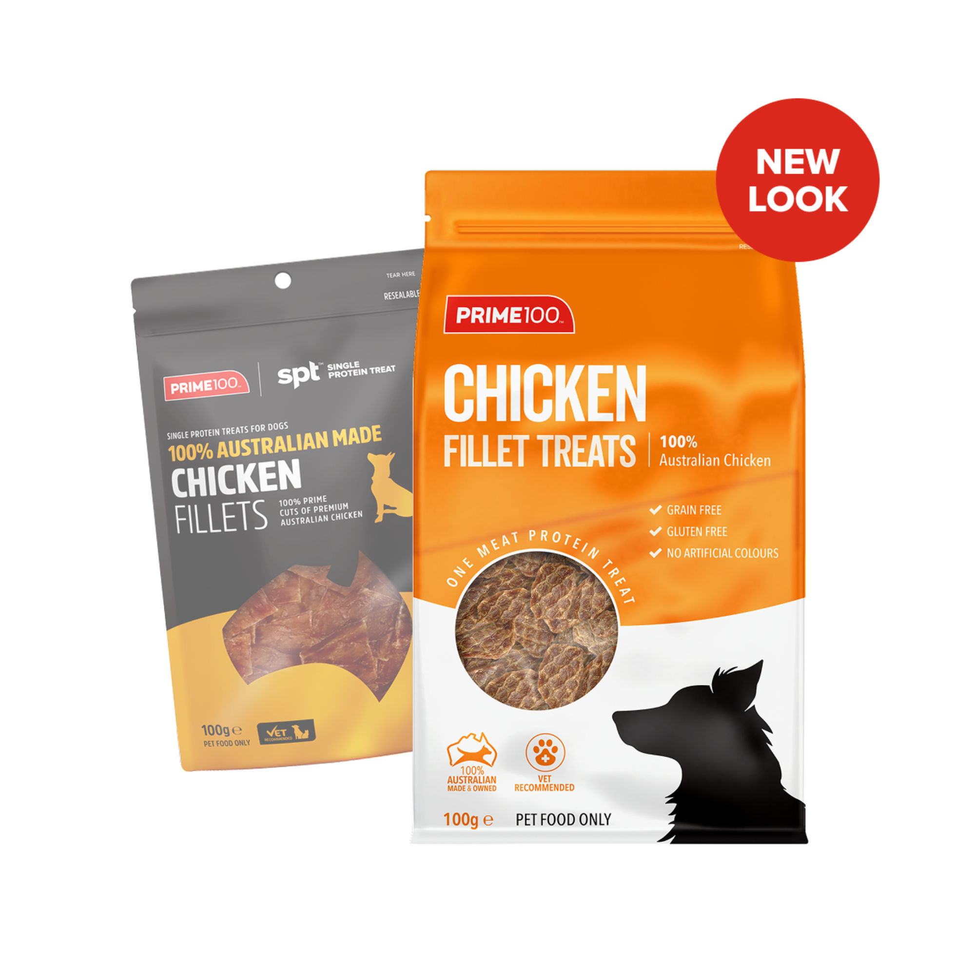 Prime100 Dog Treat Chicken Fillets 100g