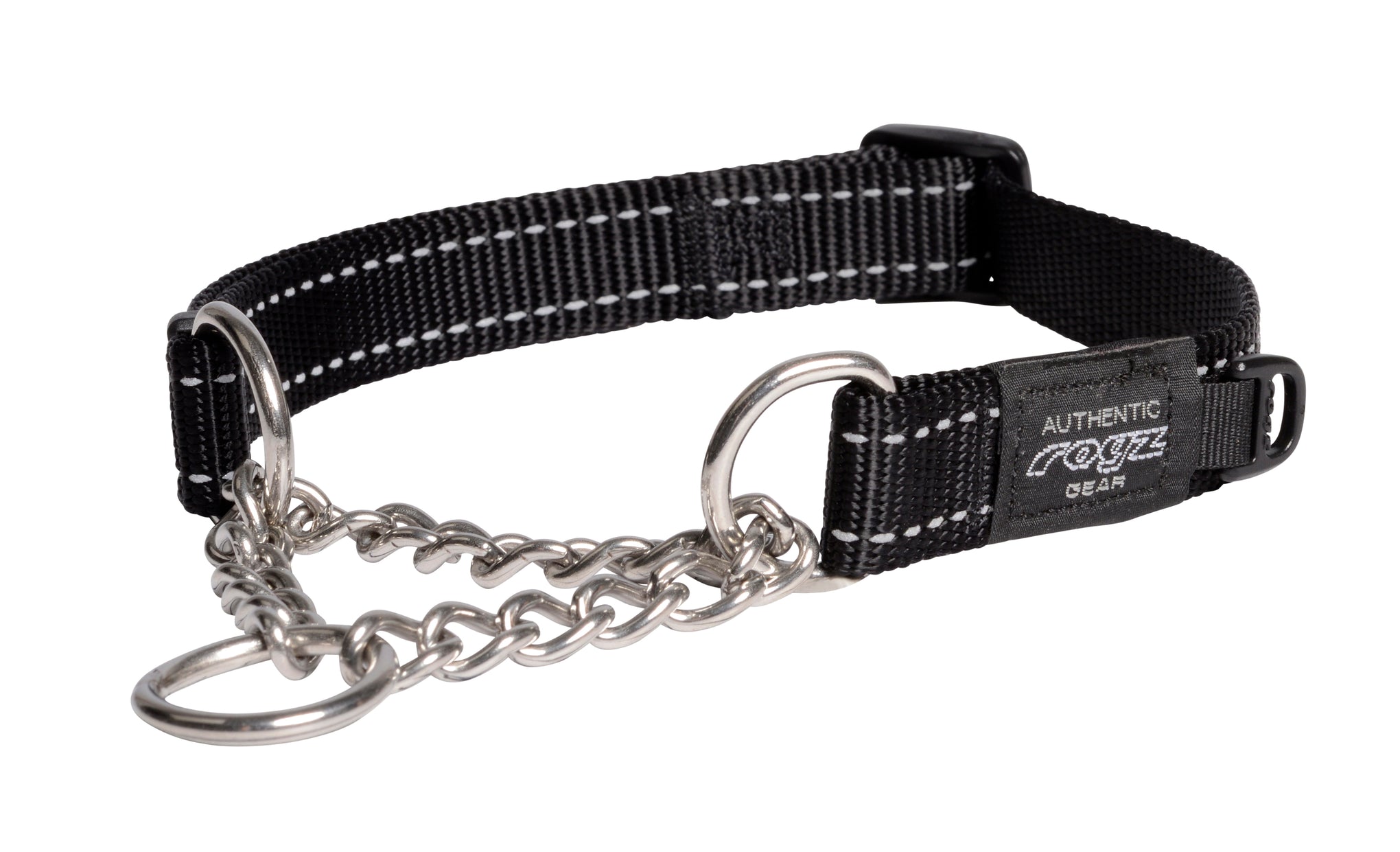Rogz Control Obedience Dog Collar Black