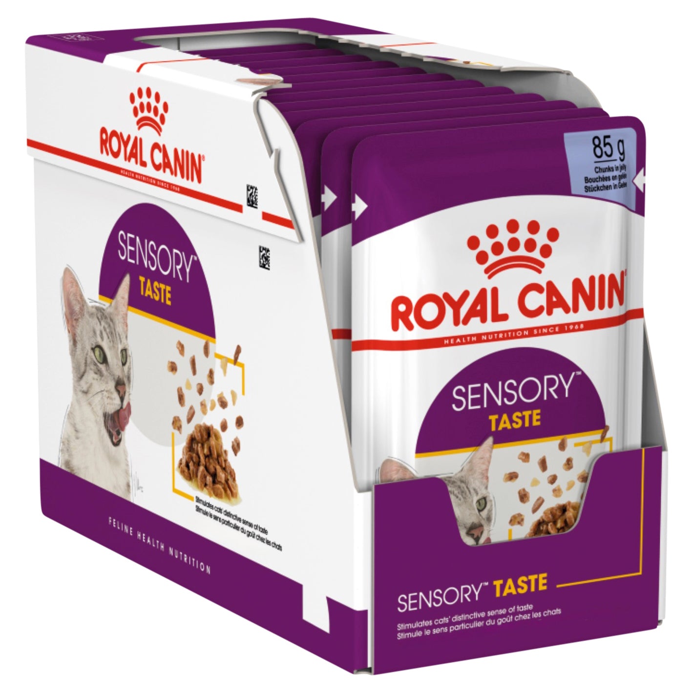 Royal Canin Sensory Taste Jelly Adult Wet Cat Food Pouches 85g x 12