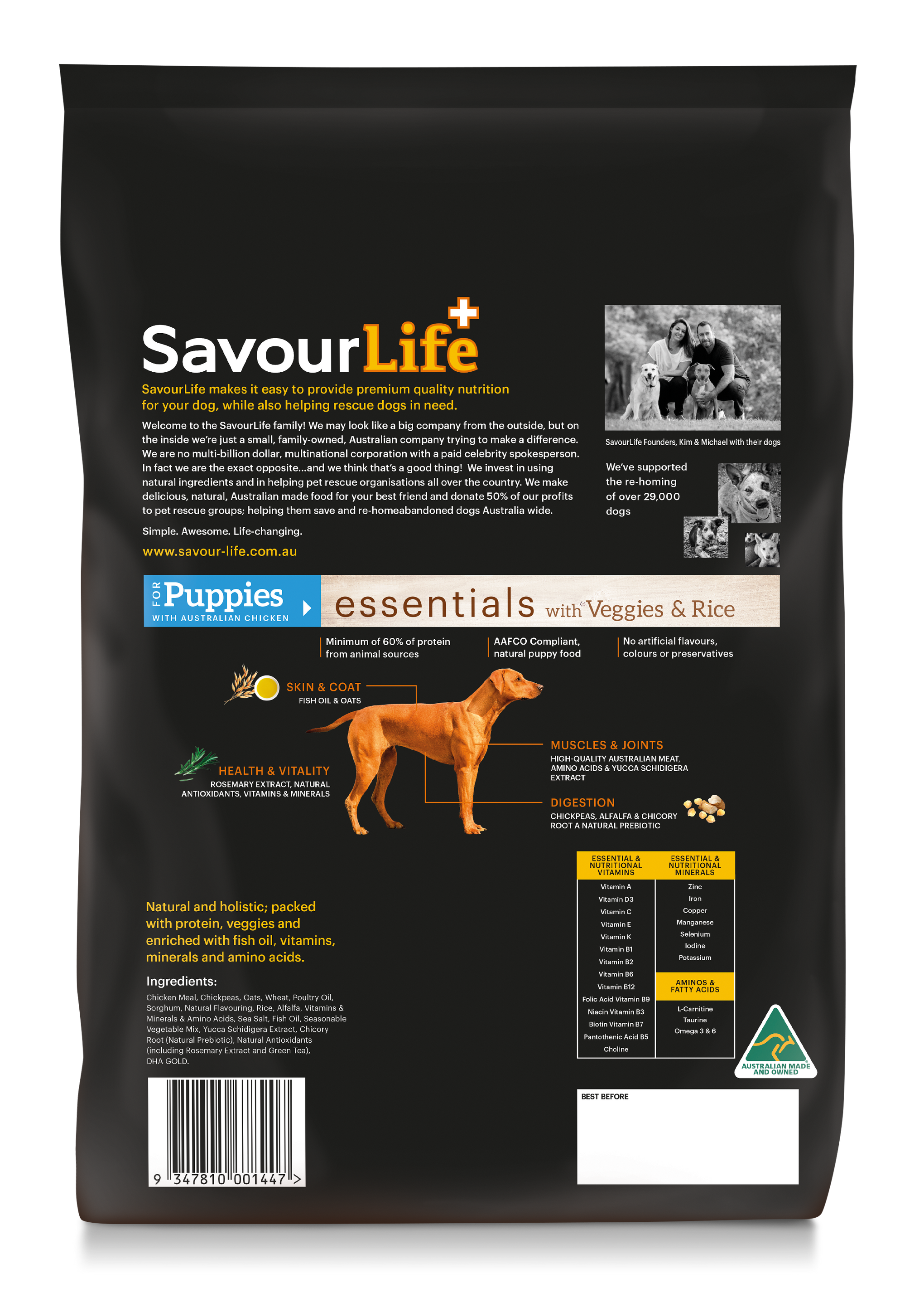 SavourLife Essentials Puppy Standard Chicken Dry Food